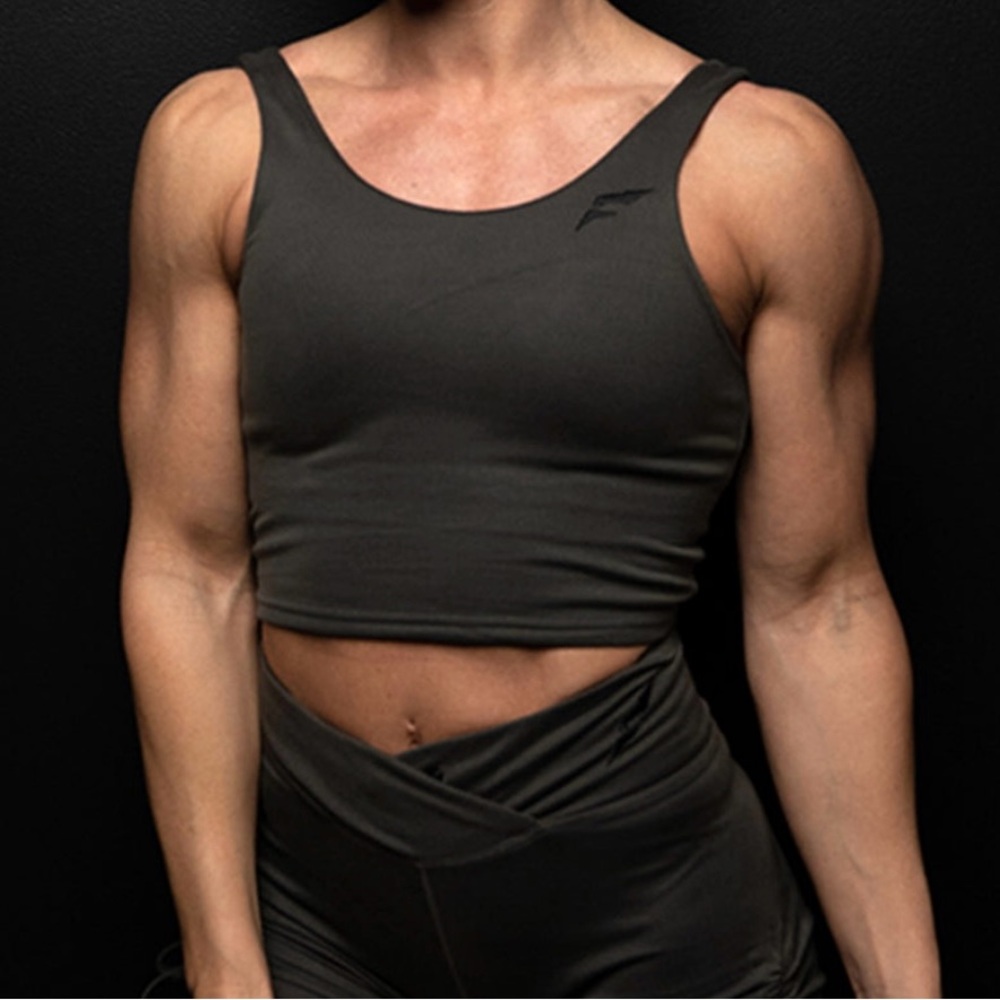 Flag no fail ribbed tank top